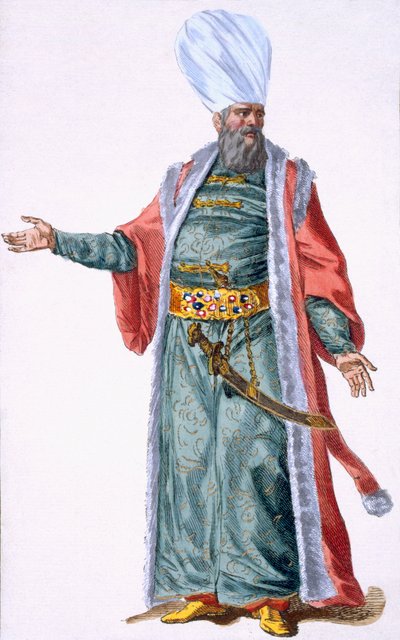 Aga, or Leader, of the Janissaries, 1780 by Pierre Duflos
